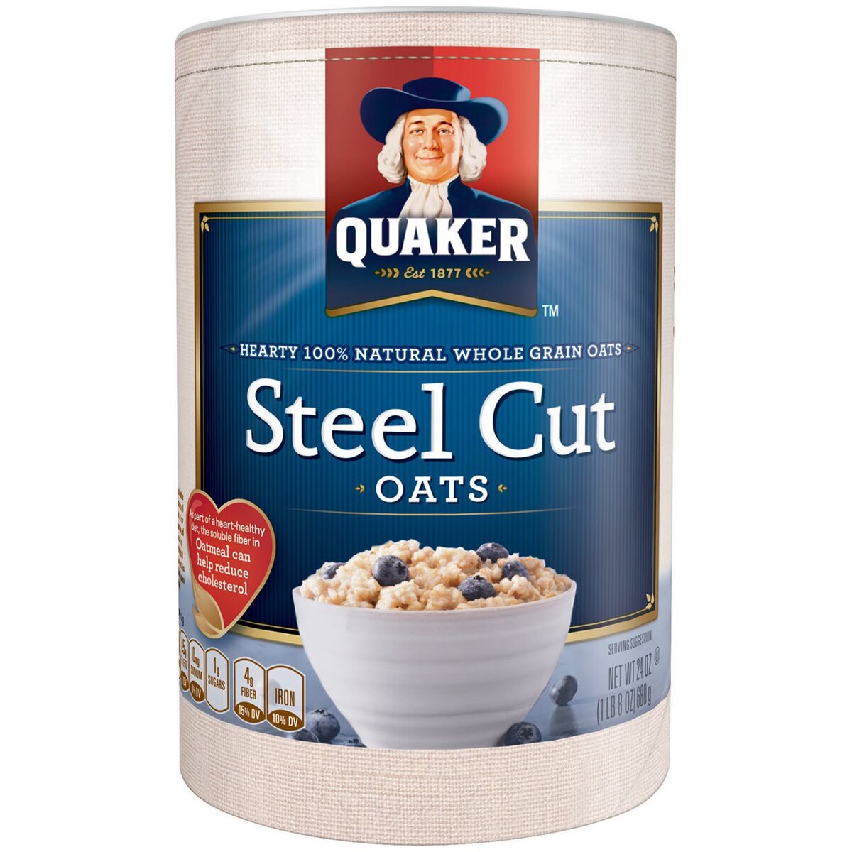 slide 5 of 5, Quaker Instant Oats Hot Cereal, 24 oz