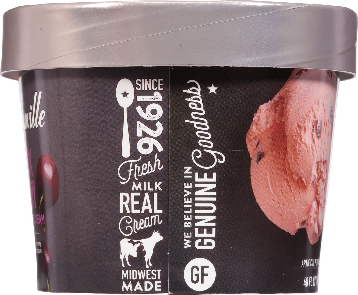 slide 12 of 13, Hudsonville Black Cherry Flavored Ice Cream 48 fl oz, 48 fl oz