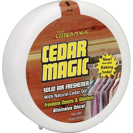 slide 2 of 2, Citrus Magic Air Freshener, Solid, With Natural Cedar Oil, 8 oz