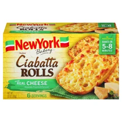 New York Ciabatta Rolls With Cheese