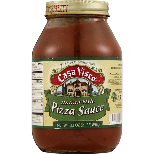 slide 4 of 8, Casa Visco Pizza Sauce, Italian Style, 32 oz