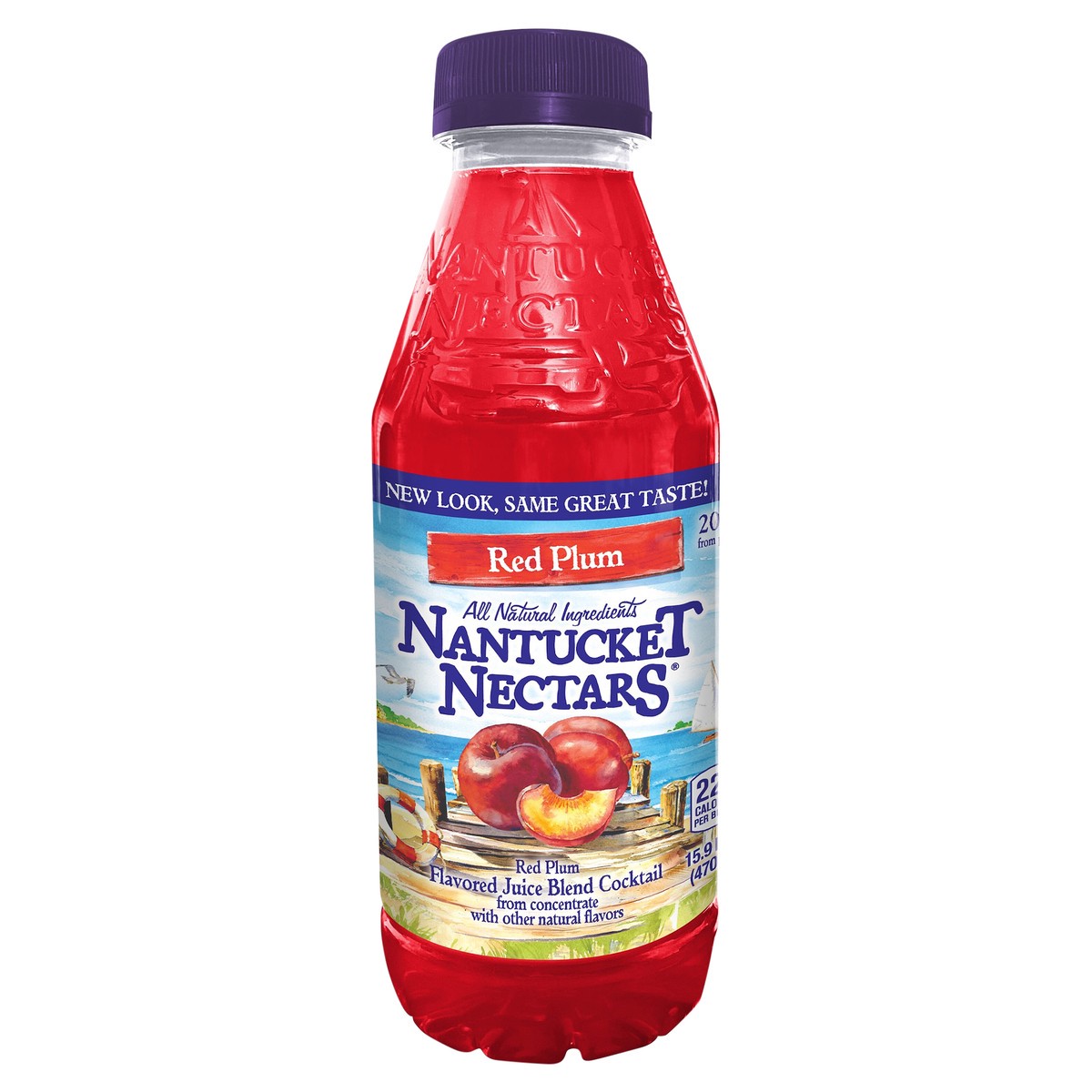 slide 9 of 12, Nantucket Nectars Red Plum, 15.9 fl oz plastic bottle, 15.9 fl oz