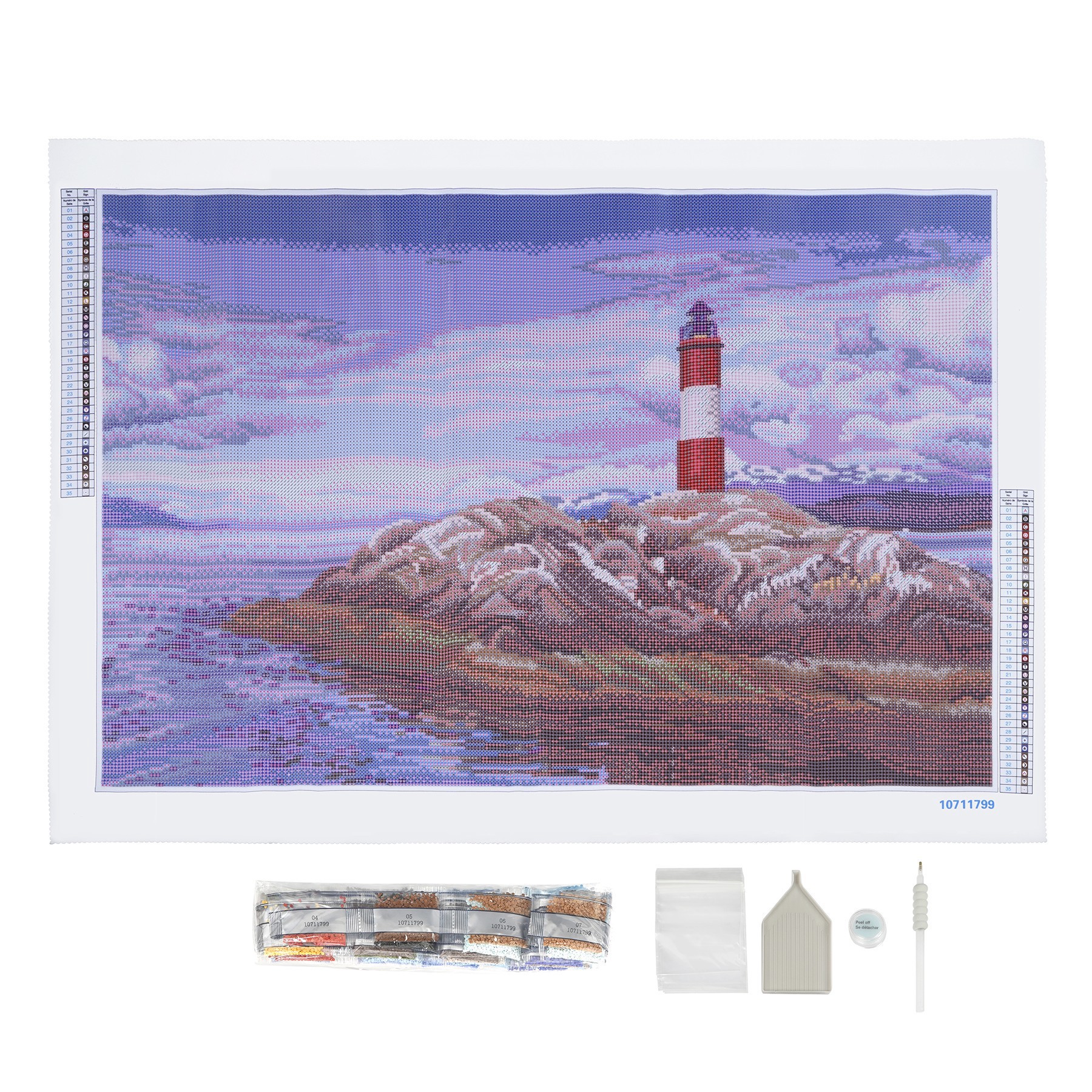 slide 4 of 4, Lighthouse Painting Diamond Art Kit By Make Market, 20 in x 30 in