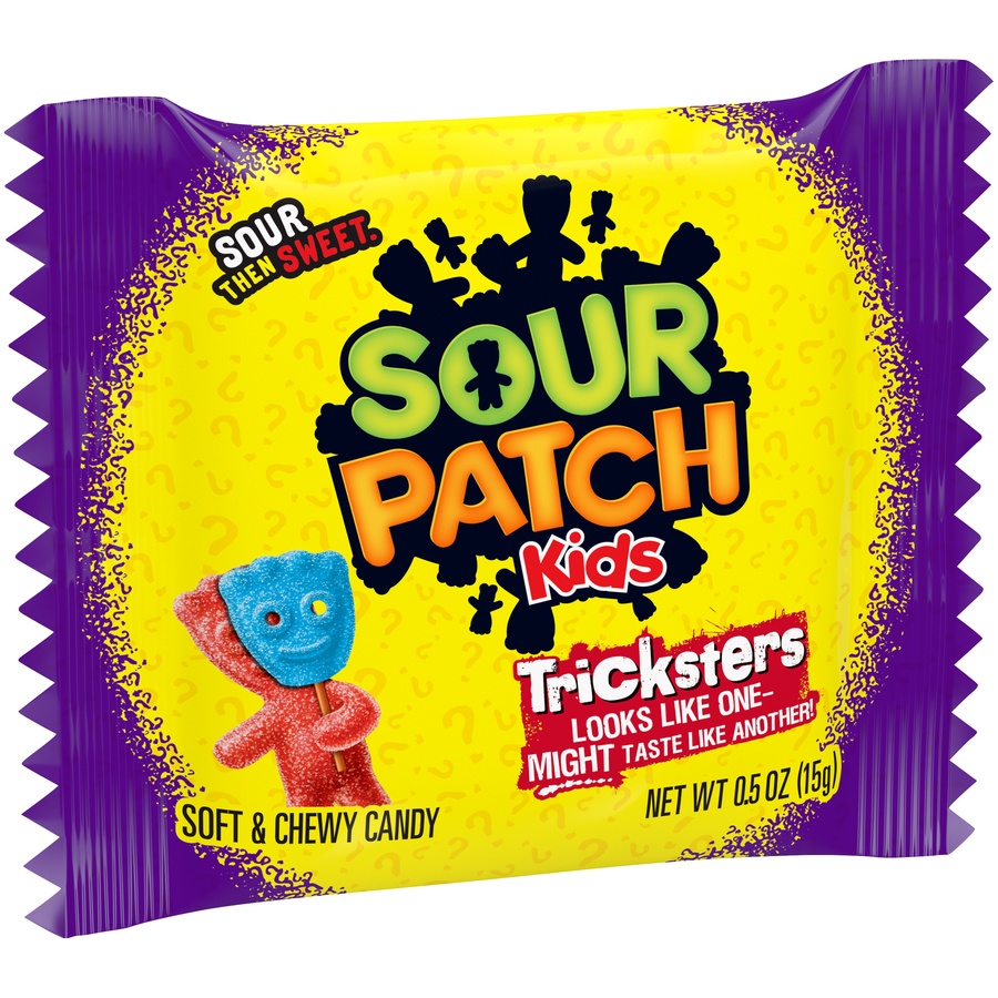 slide 8 of 9, Sour Patch Kids & Swedish Fish Halloween Candy Variety Pack Treat Size, 3.75 lb