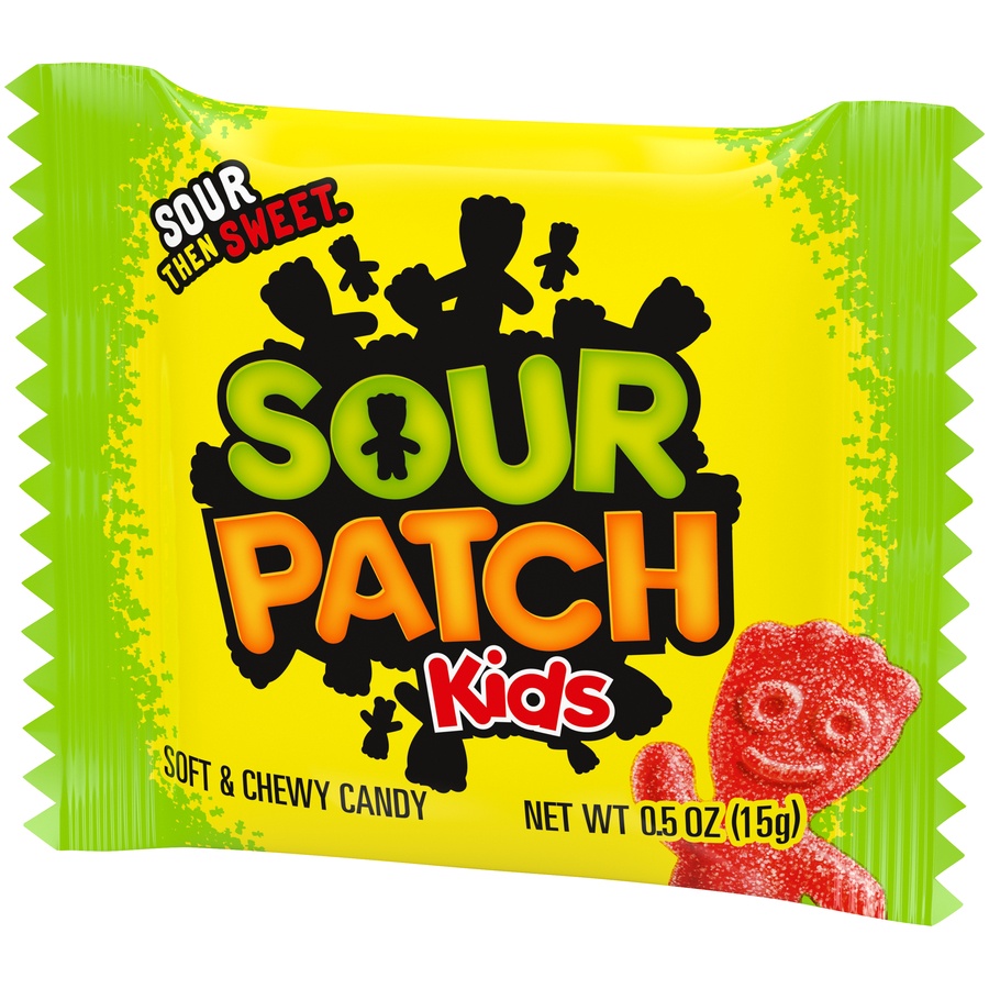 slide 9 of 9, Sour Patch Kids & Swedish Fish Halloween Candy Variety Pack Treat Size, 3.75 lb