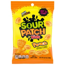 Sour Patch Kids Peach Peg Bag 8.07z