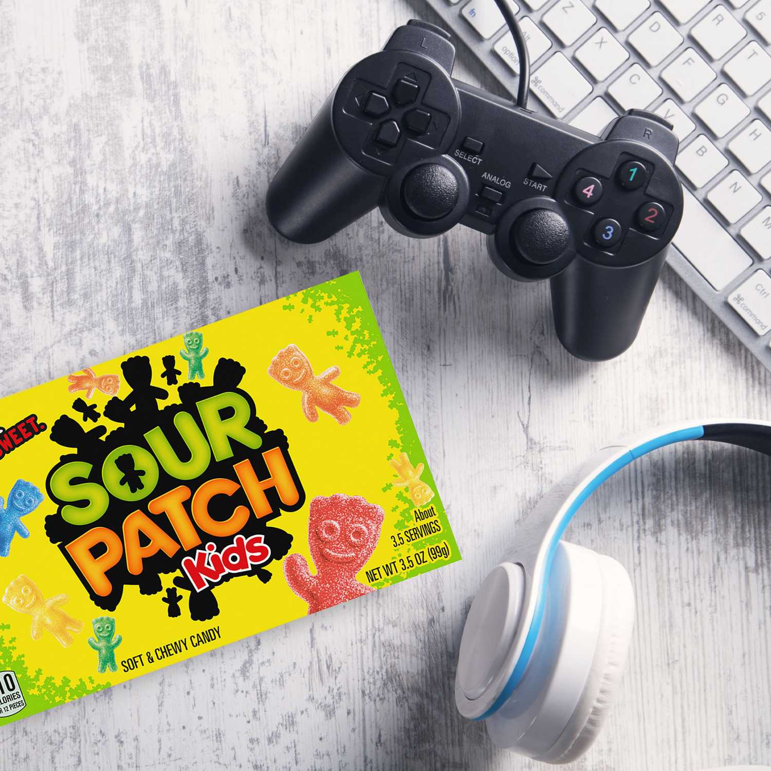 slide 2 of 5, SOUR PATCH KIDS Soft & Chewy Candy, 3.5 oz, 3.5 oz