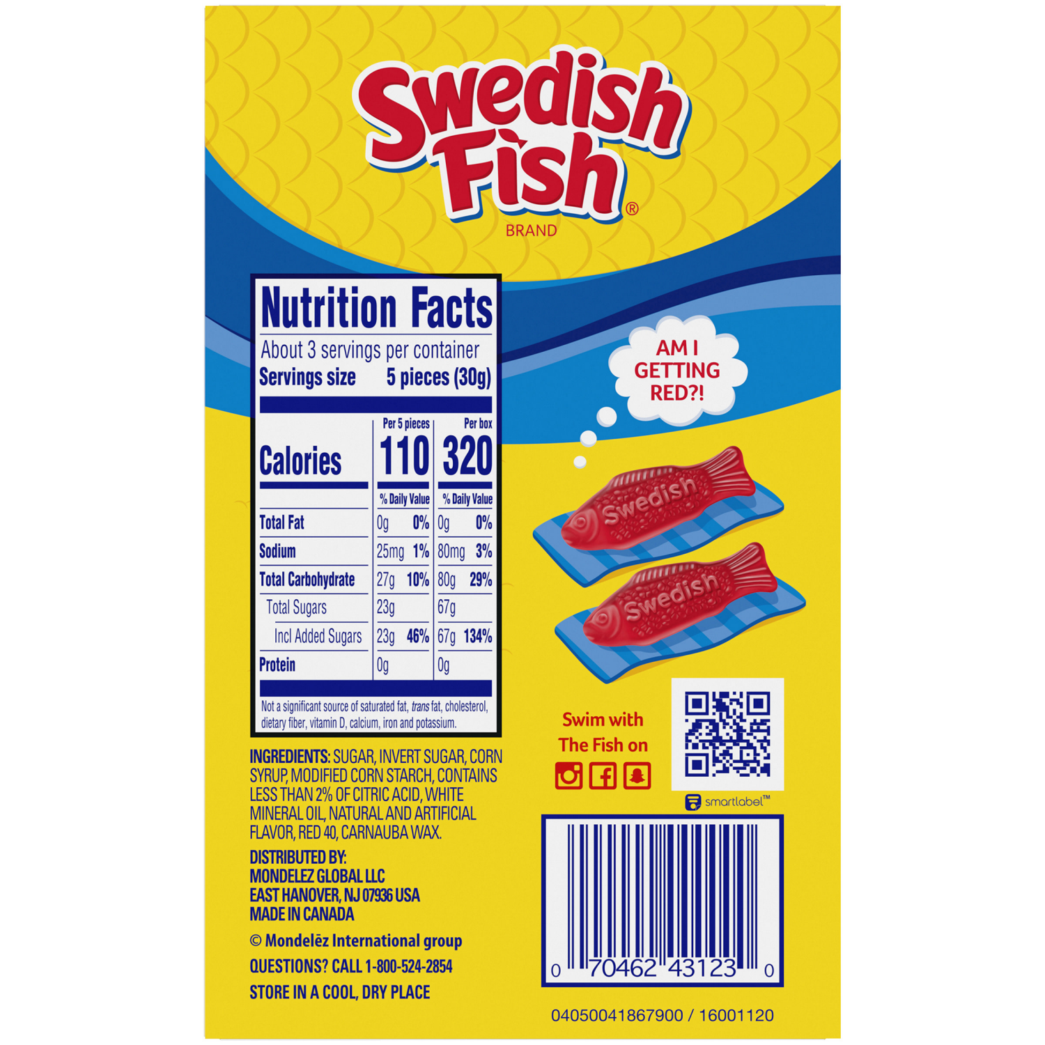 slide 5 of 5, SWEDISH FISH Soft & Chewy Candy, 3.1 oz, 3.1 oz