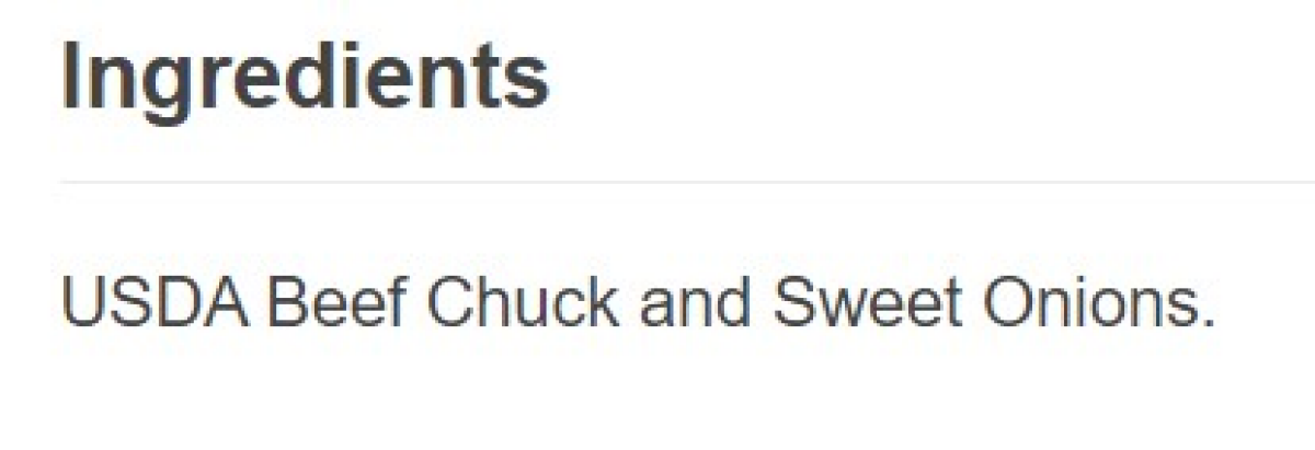 slide 2 of 2, BUBBA Burger Beef Chuck Burgers with Sweet Onions, 6 ct