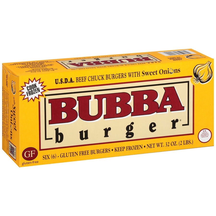 BUBBA Burger Beef Chuck Burgers With Sweet Onions 32 Oz | Shipt