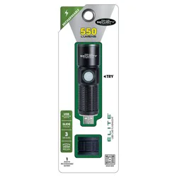 Police Security Elite 550 Lumen USB Car Flashlight