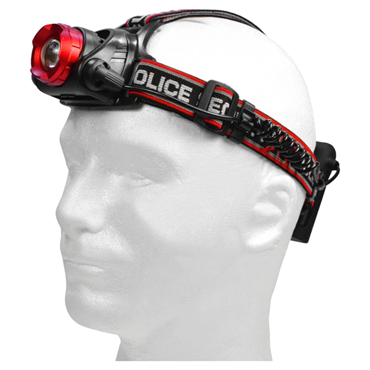 slide 2 of 4, Police Security 98070 Lookout 4AA Headband Flashlight, 1 ct