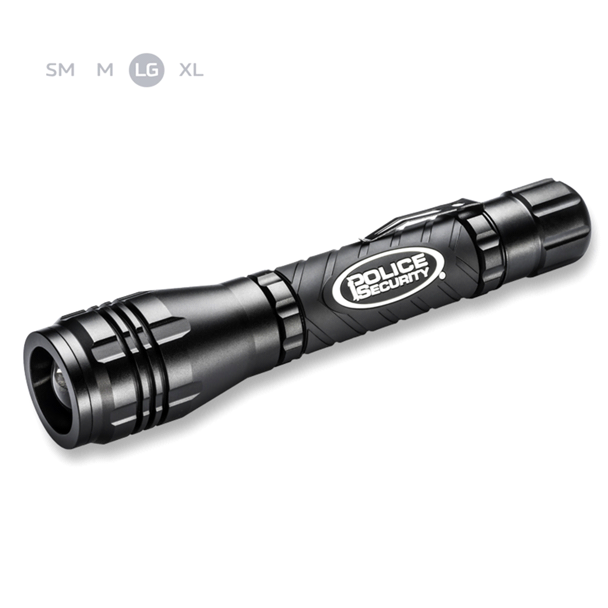 slide 2 of 4, Police Security Zephyr Black 3C Flashlight, 1 ct