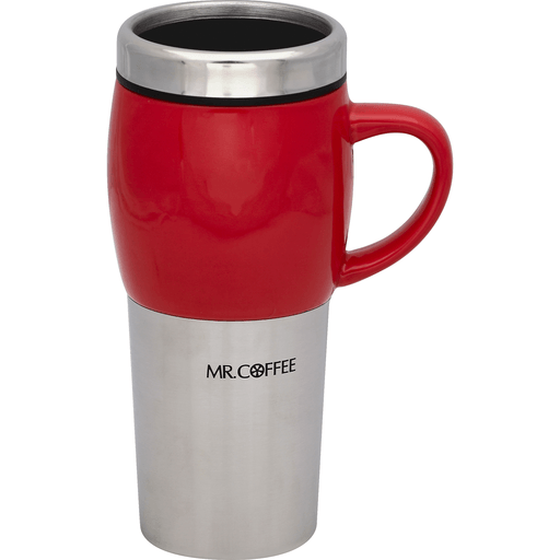 slide 1 of 2, Mr. Coffee Travel Mug, Ceramic, Traverse, 1 ct