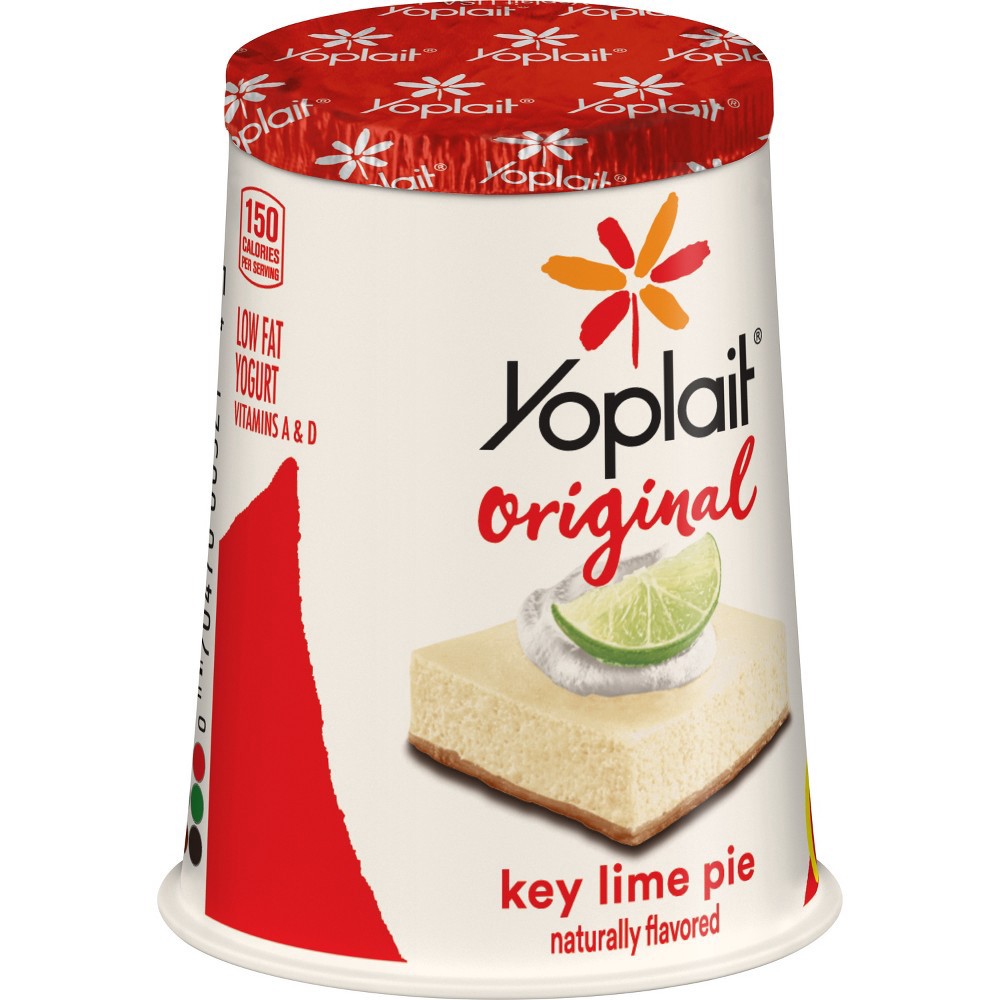slide 3 of 3, Yoplait Original Low Fat Key Lime Pie Yogurt Cup, Good Source of Calcium, 6 oz, 6 oz