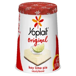 Yoplait Original Low Fat Key Lime Pie Yogurt Cup, Good Source of Calcium, 6 oz
