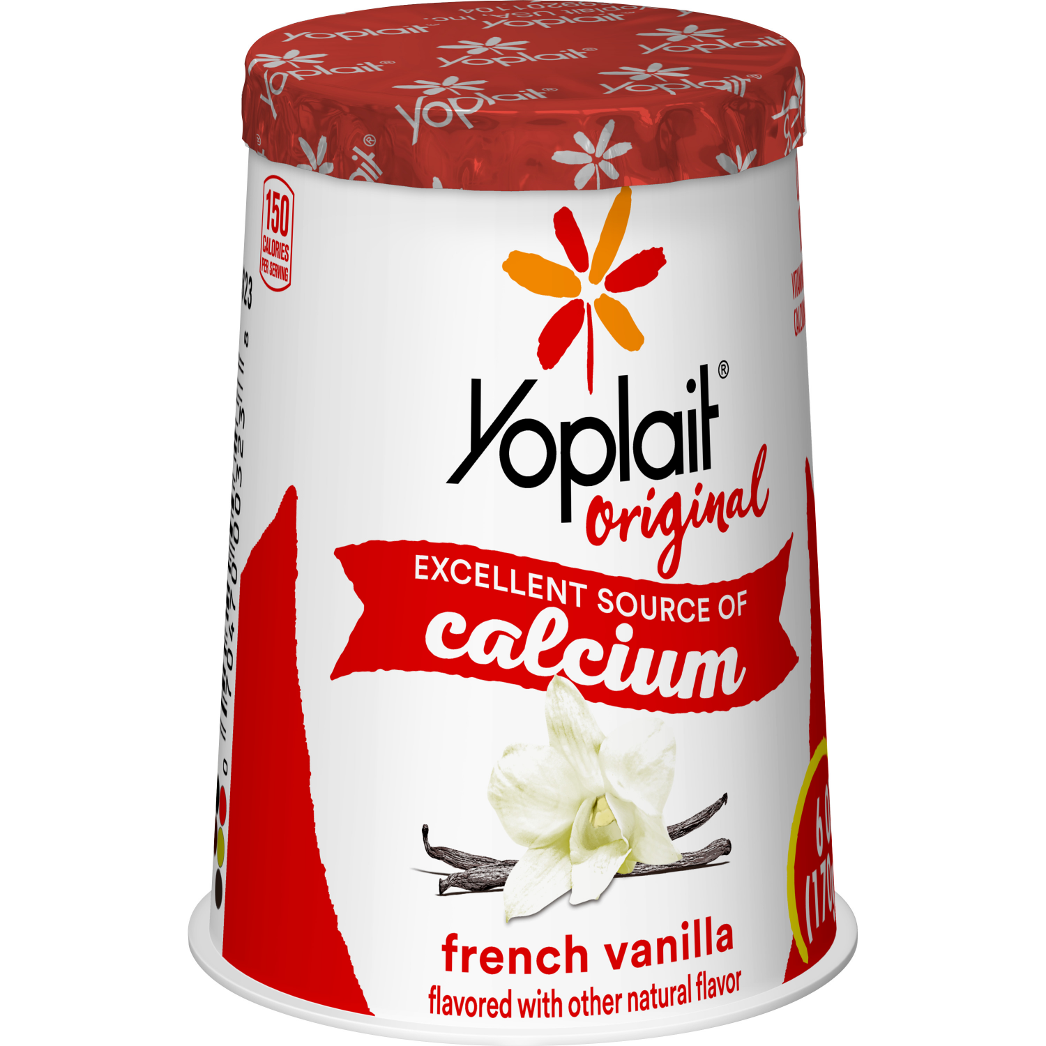slide 4 of 4, Yoplait Original Low Fat French Vanilla Yogurt Cup, 6 oz, 6 oz