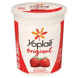 Yoplait Original Smooth Style Strawberry Flavored Low Fat Yogurt 32 OZ