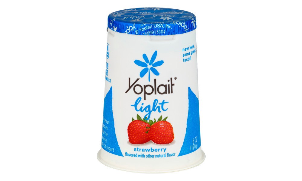 slide 2 of 3, Yoplait Light Strawberry Fat Free Yogurt, 6 OZ Yogurt Cup, 6 oz