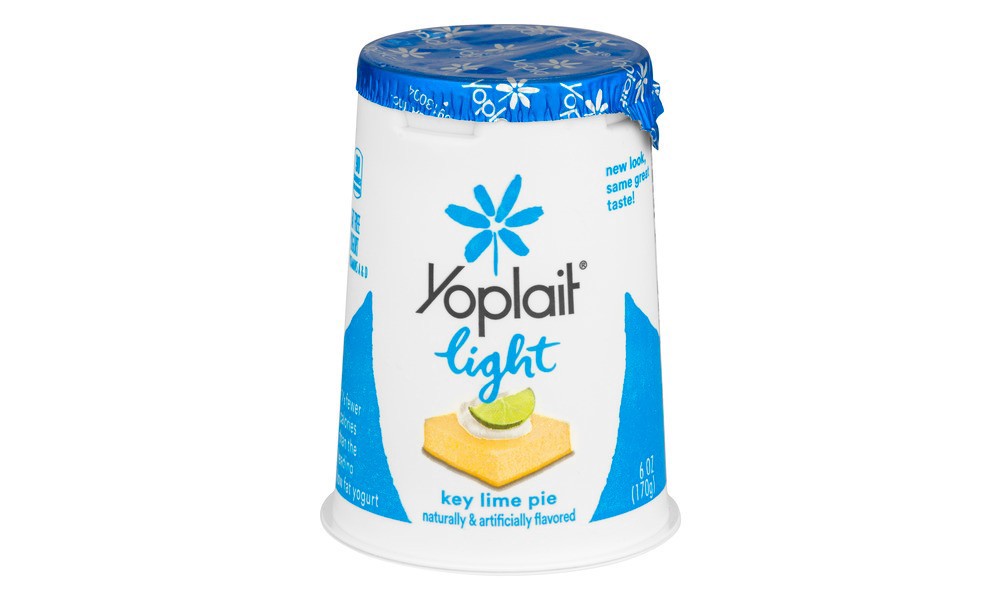 slide 3 of 3, Yoplait Light Key Lime Pie Fat Free Yogurt Cup, Gluten Free Snack, 6 oz, 6 oz