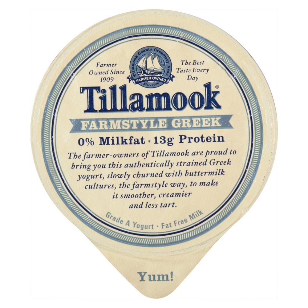 slide 2 of 7, Tillamook Lowfat Greek Oregon Dark Cherry Yogurt 5.3 oz, 5.3 oz