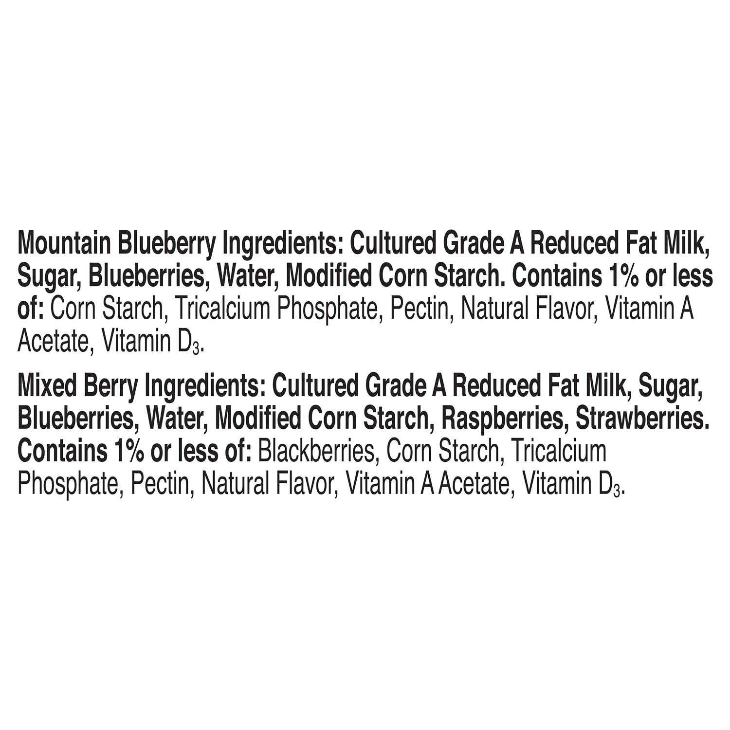 slide 2 of 2, Yoplait Original Low Fat Yogurt Variety Pack, Mountain Blueberry and Mixed Berry, Made with Real Fruit, 8 Yogurt Cups, 48 oz, 8 ct; 6 oz