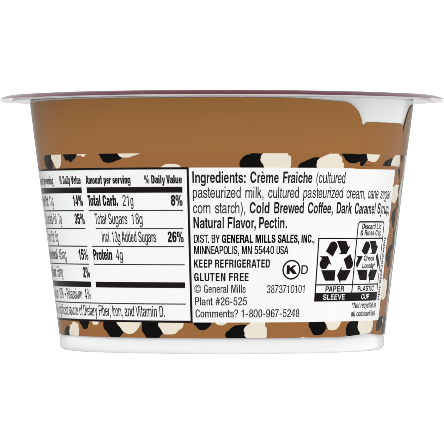 slide 2 of 4, Häagen-Dazs Haagen Dazs Cultured Cream Yogurt Style Snack, Coffee, 4 oz Cup, 4 oz