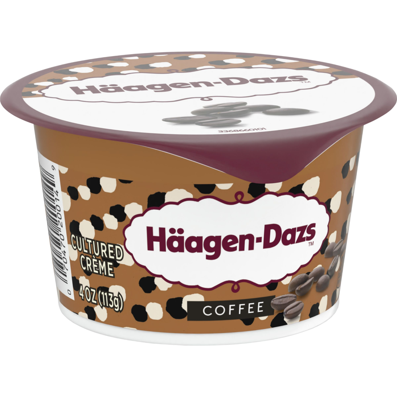 slide 4 of 4, Häagen-Dazs Haagen Dazs Cultured Cream Yogurt Style Snack, Coffee, 4 oz Cup, 4 oz