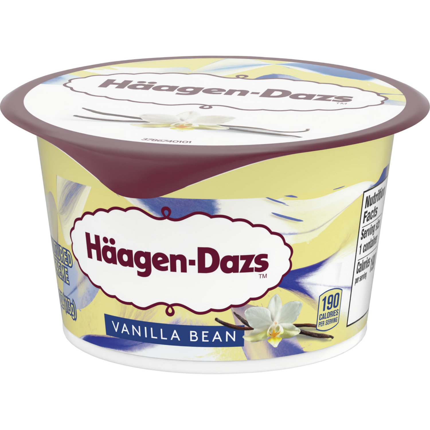slide 4 of 4, Häagen-Dazs Haagen Dazs Cultured Cream Yogurt Style Snack, Vanilla Bean, 4 oz Cup, 4 oz
