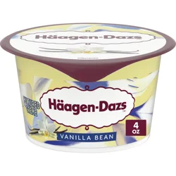 Häagen-Dazs Haagen Dazs Cultured Cream Yogurt Style Snack, Vanilla Bean, 4 oz Cup