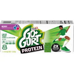 Go-gurt Protein Berry Yogurt Tubes 8 Count - 16 OZ
