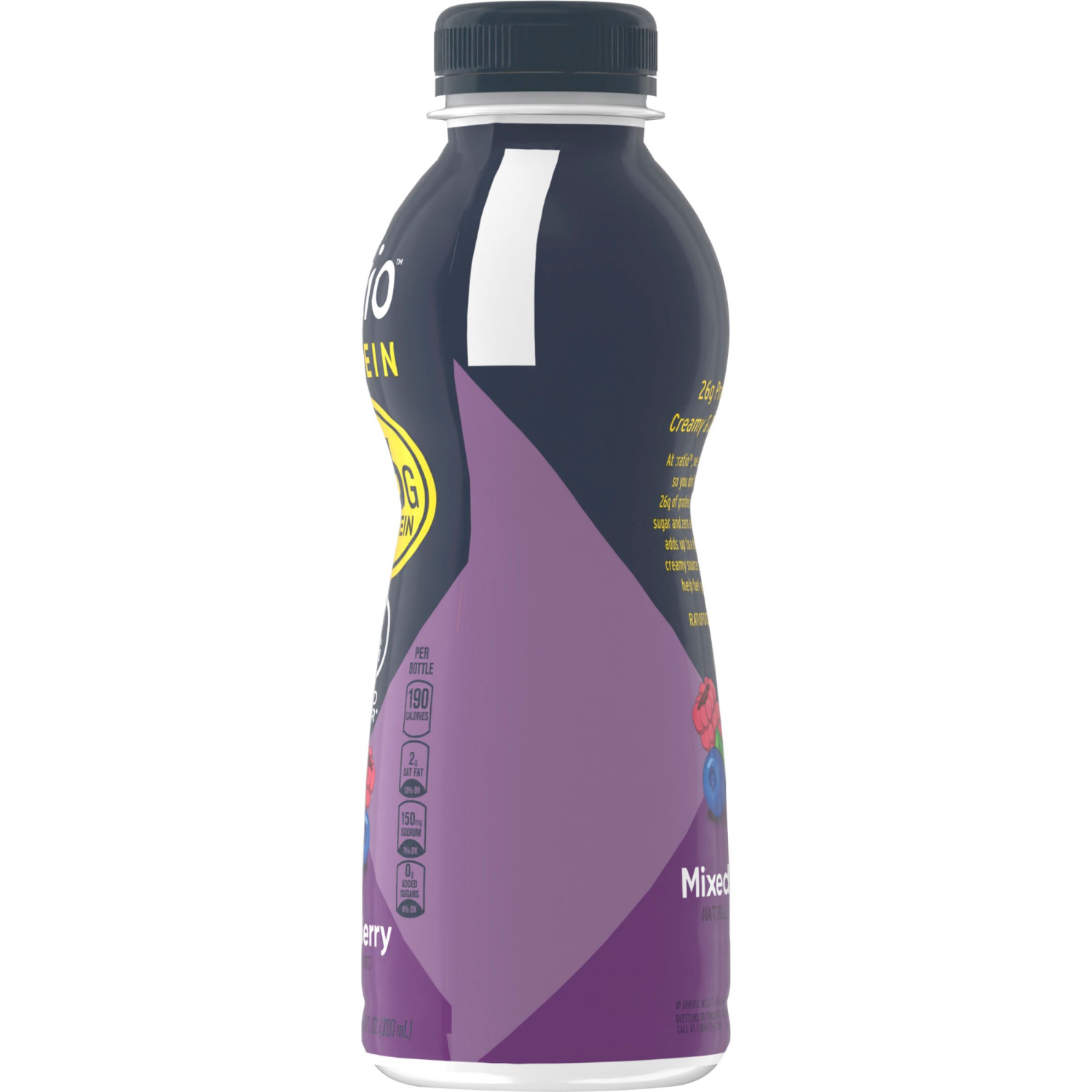 slide 3 of 3, :ratio Protein Yogurt Beverage Mixed Berry - 10.8oz, 10.8 oz