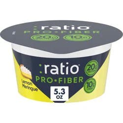:ratio Pro-Fiber Lemon Meringue Yogurt Cultured Dairy Snack, 5.3 Oz
