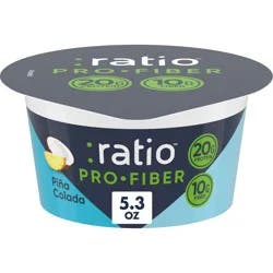 :ratio Pro Fiber Pina Colada Yogurt Cultured Dairy Snack, 5.3 Oz
