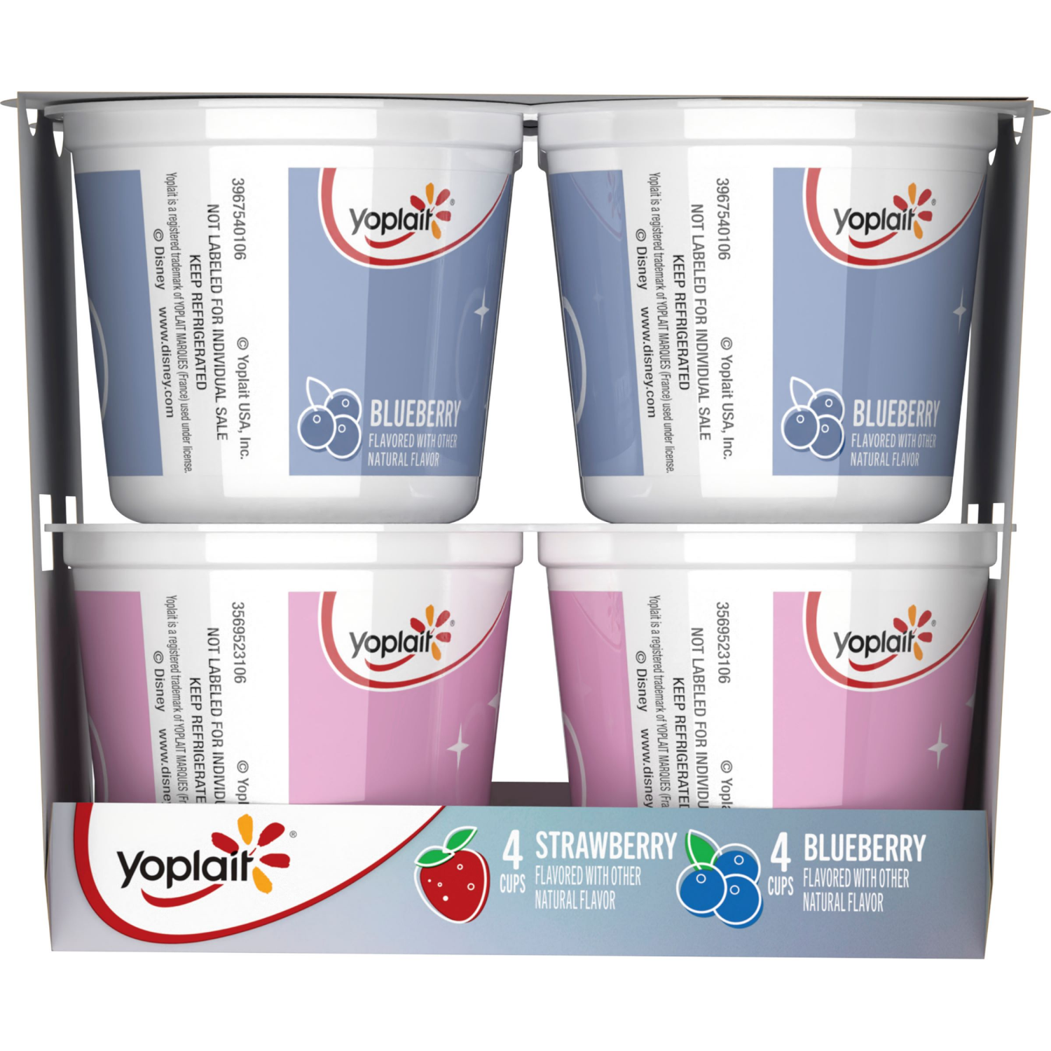 slide 3 of 5, Yoplait Low Fat Kids Yogurt, Disney Frozen Variety Pack, Gluten Free Snacks, 8 Yogurt Cups, 8 ct