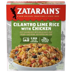 Zatarain's Cilantro Lime Rice with Chicken, 10.5 oz