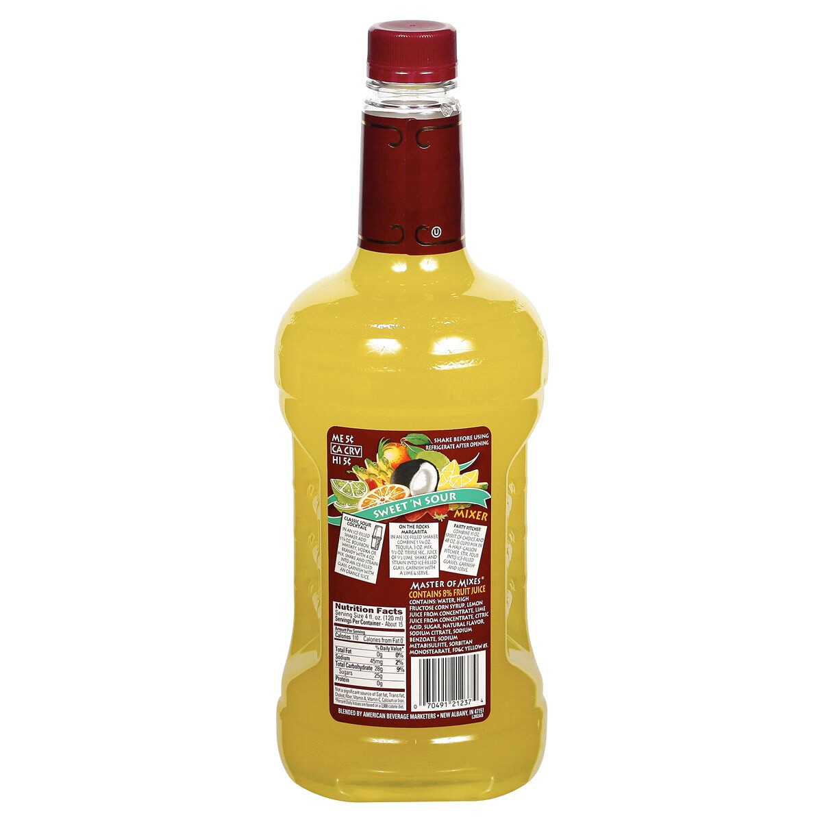 slide 2 of 2, Master of Mixes Sweet & Sour Mixer - 1.75 liter, 1.75 liter