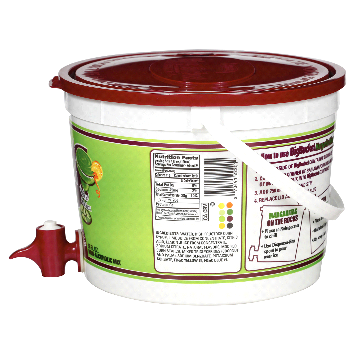 slide 2 of 2, Big Bucket Margarita Mixer 96 fl oz, 96 fl oz