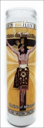 Candle 8In Lbl Cndl Cristo D/Los Milgr