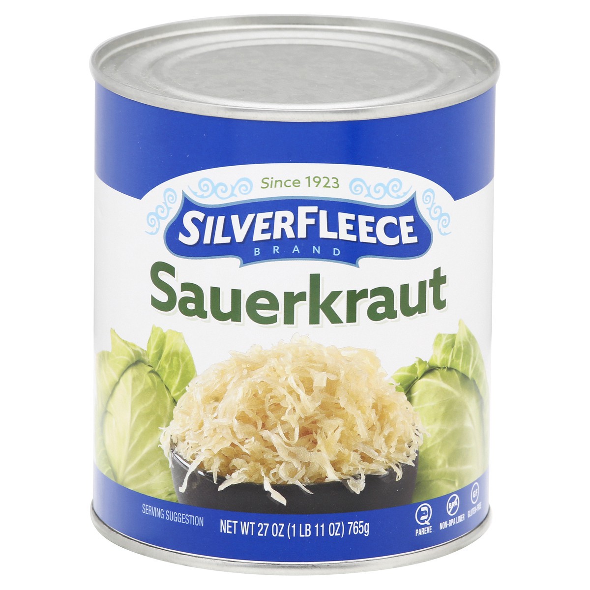 slide 1 of 9, SilverFleece Silver Fleece Sauerkraut, 27 oz