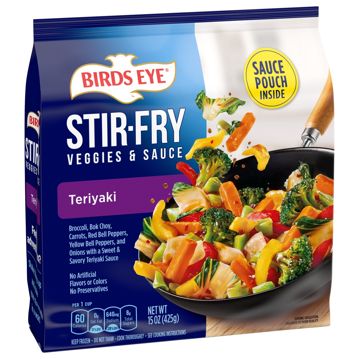 slide 3 of 8, Birds Eye Stir-Fry Teriyaki Veggies & Sauce 15 oz, 15 oz