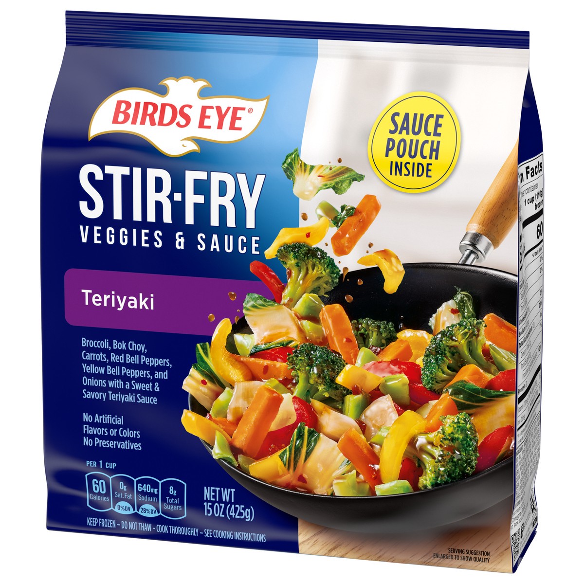 slide 2 of 8, Birds Eye Stir-Fry Teriyaki Veggies & Sauce 15 oz, 15 oz