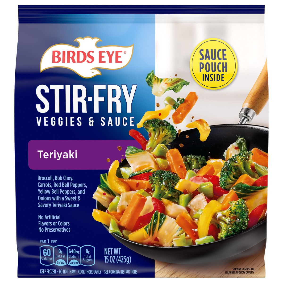 slide 1 of 8, Birds Eye Stir-Fry Teriyaki Veggies & Sauce 15 oz, 15 oz