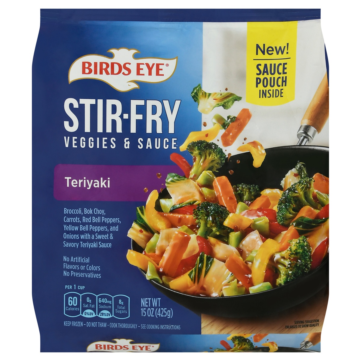 slide 1 of 1, Birds Eye Stir-Fry Teriyaki Veggies & Sauce, 1 ct