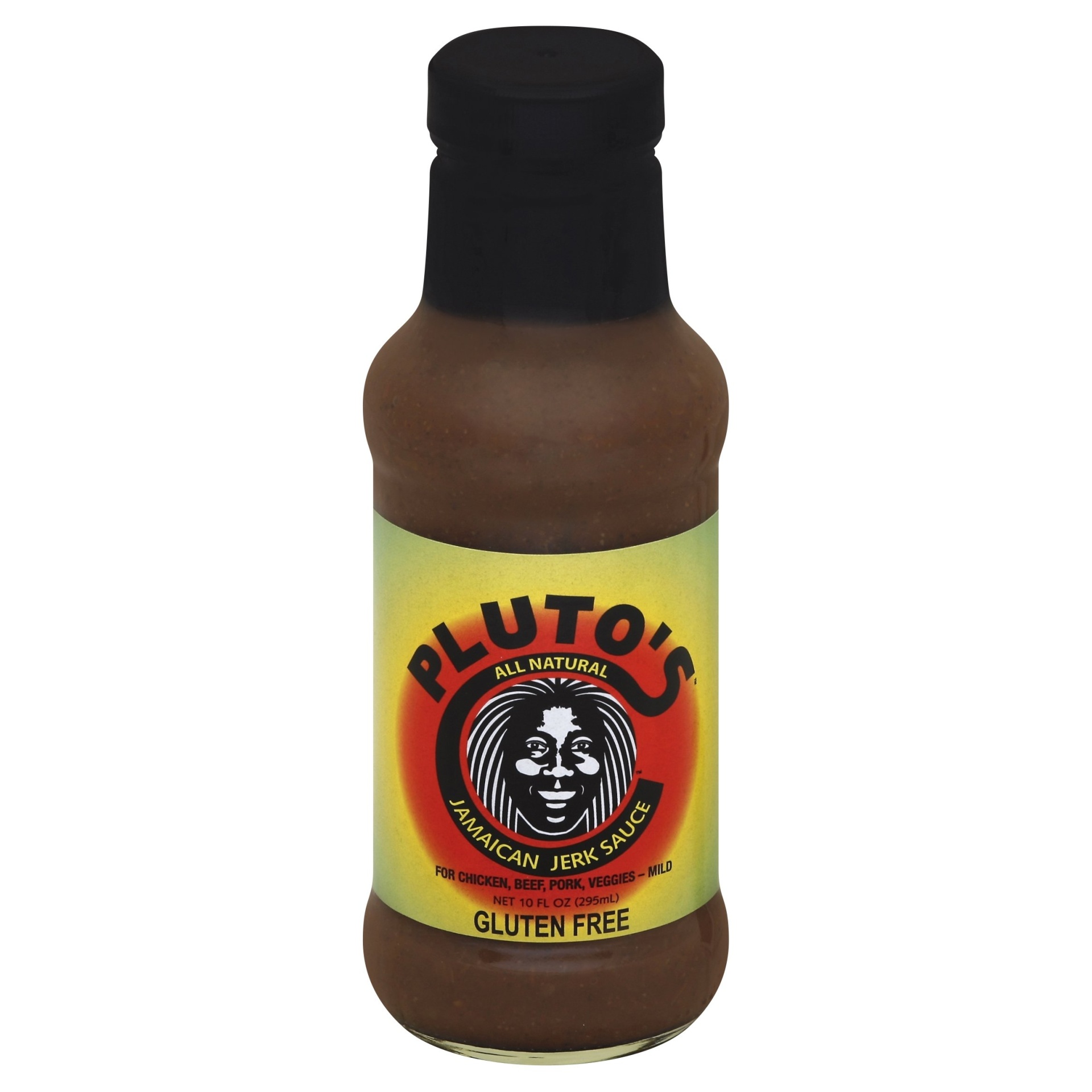 slide 1 of 1, Pluto's Jerk Sauce 10 oz, 10 oz