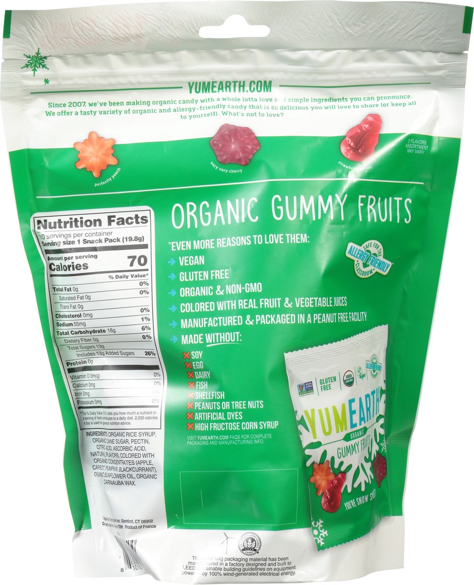 slide 5 of 9, Yum Earth Hol Organic Gummy Fruits 7Oz, 7 oz