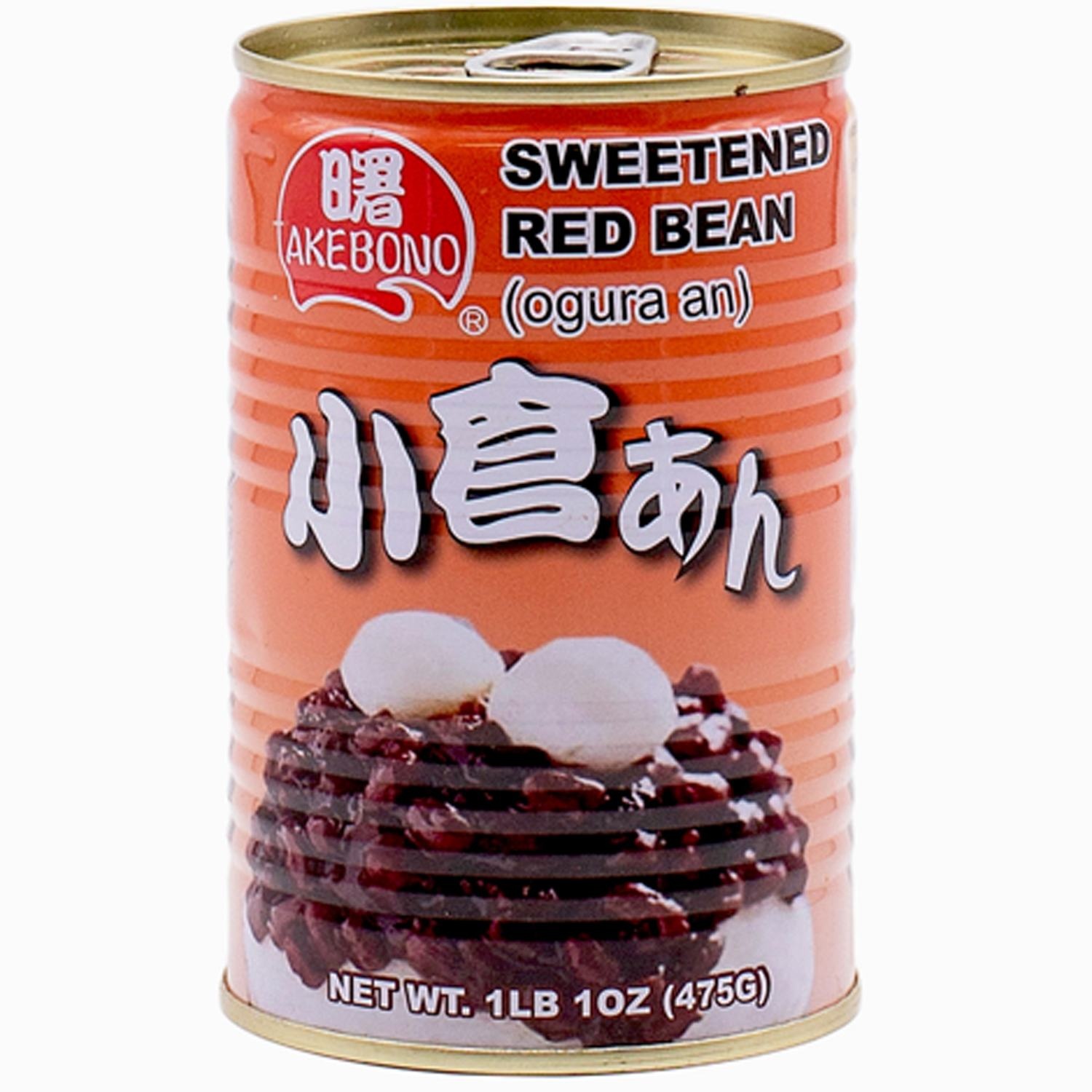 slide 1 of 1, Akebono Sweetened Red Bean, 17 oz
