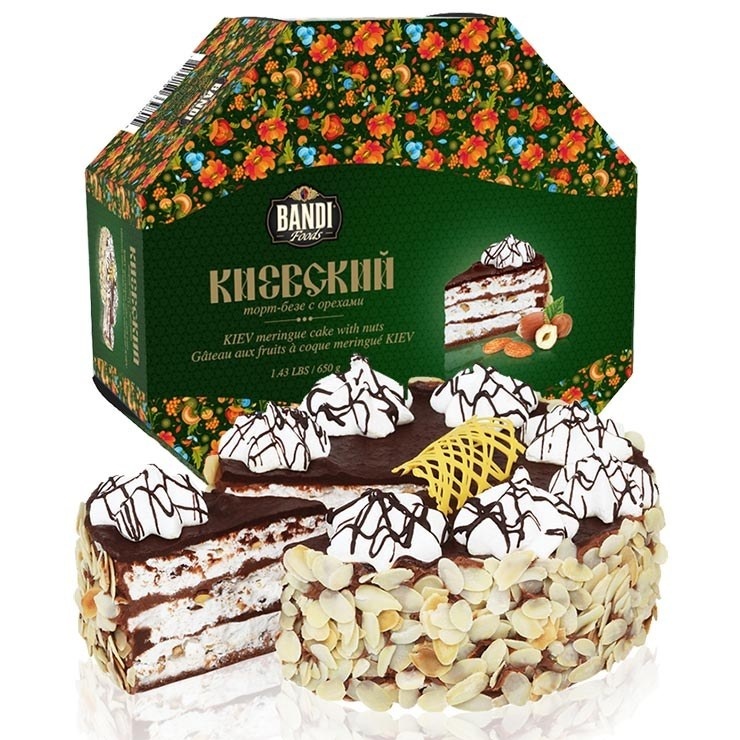 slide 1 of 1, Bandi Kiev Cake, 650 gram