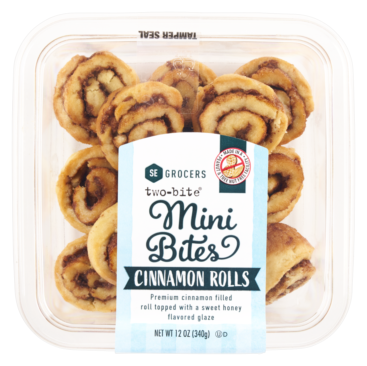 slide 1 of 1, Se Grocers Mini Cinnamon Rolls, 12 oz