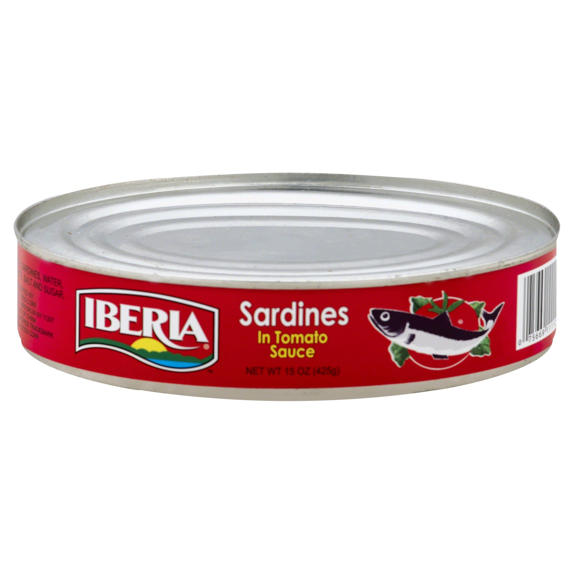 slide 1 of 2, Iberia Sardines in Tomato Sauce, 15 oz